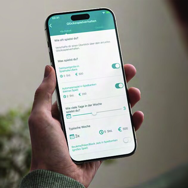 Ansicht der PlayOff App auf dem Handy