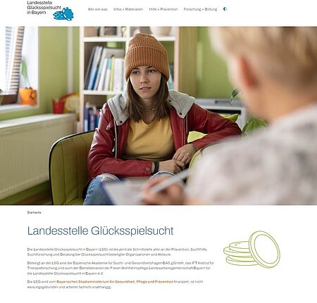 Unsere Websites in neuem Design

Nach intensiver Arbeit hinter den Kulissen freuen wir uns, Ihnen unsere komplett überarbeiteten Webauftritte zu präsentieren.

Wir haben nicht nur das Design komplett modernisiert, sondern auch technisch alles von Grund auf erneuert, damit Sie unsere Inhalte schneller, klarer und intuitiver finden.

Was ist neu?

- ein frisches, zeitgemäßes Layout
- verbesserte Nutzerführung und klare Struktur durch ein Mega-Menü
- optimierte Lesbarkeit und Barrierefreiheit
- moderne technische Grundlage für höhere Geschwindigkeit und Stabilität
- übersichtlichere Infos zu unseren Projekten und Angeboten

Unser Ziel war es, unsere Arbeit transparenter und einfacher zugänglich zu machen – für Betroffene, Angehörige, Fachkräfte und alle, die sich über das Thema Glücksspiel(sucht) informieren wollen.

Schauen Sie gerne vorbei:

https://www.lsgbayern.de
https://www.verspiel-nicht-dein-leben.de

Wir freuen uns über Ihren Besuch und Ihre Rückmeldungen 