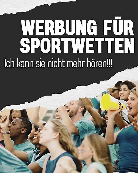 Noch zehn Tage bis zur WM - Sportwetten sind Glücksspiel!

Und Werbung für Sportwetten nervt nur noch! 

Hinweis: KI-generierte Inhalte